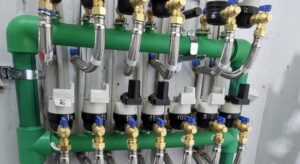 Batería de contadores de agua instalada por JAG Alcaide