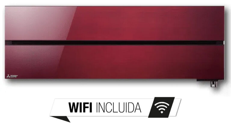 Mitsubishi Electric MSZ-LN Kirigamine Style en rojo rubí